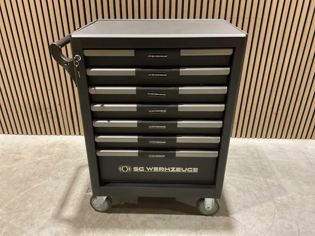 Gereedschapswagen 7/7 266 delig | 7L7LG266DBlackline | Zwart | SG Werkzeuge