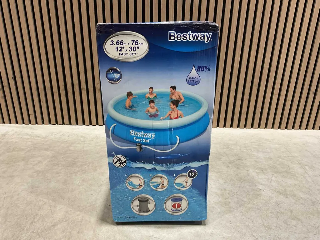  Zwembad Rond 3,66 Meter | ZR3.66MBW | Blauw | Bestway