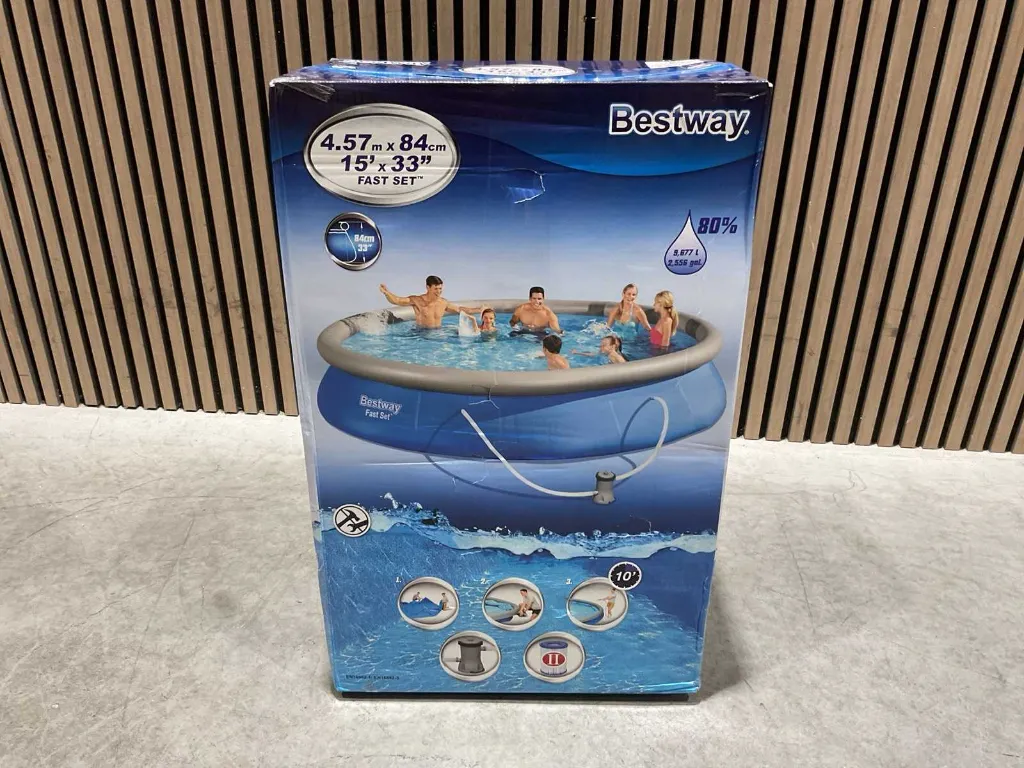 Zwembad Rond 4,57 Meter x 84 cm | #57313 | Blauw | Bestway