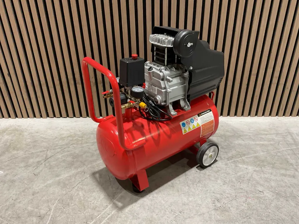 Luchtcompressor | AC-25L  | Rood | Kraftworld