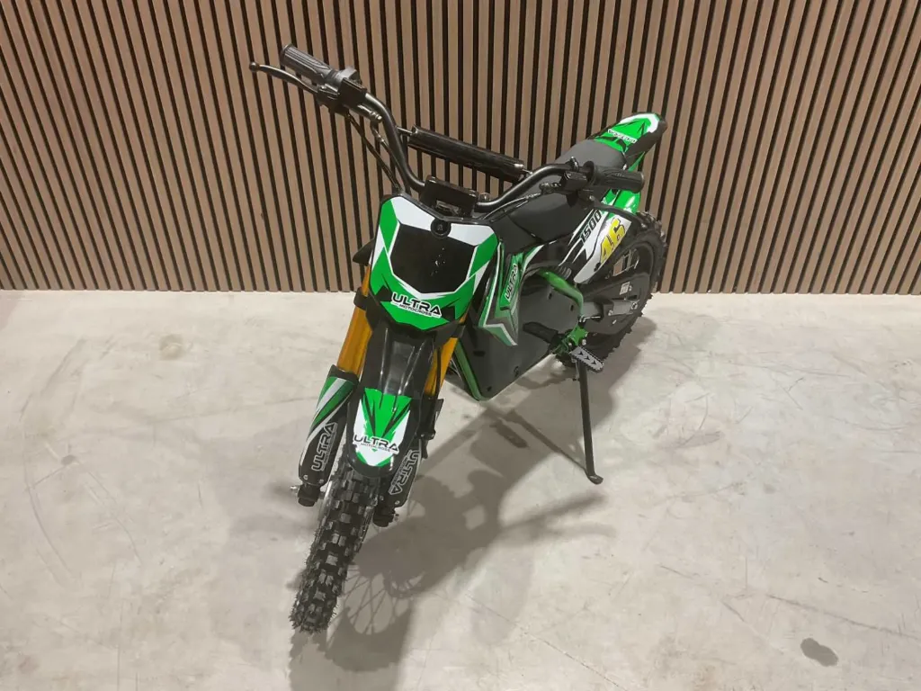 Elektrische Crossmotor 1500W | DB003E | Groen | Ultra Motocross