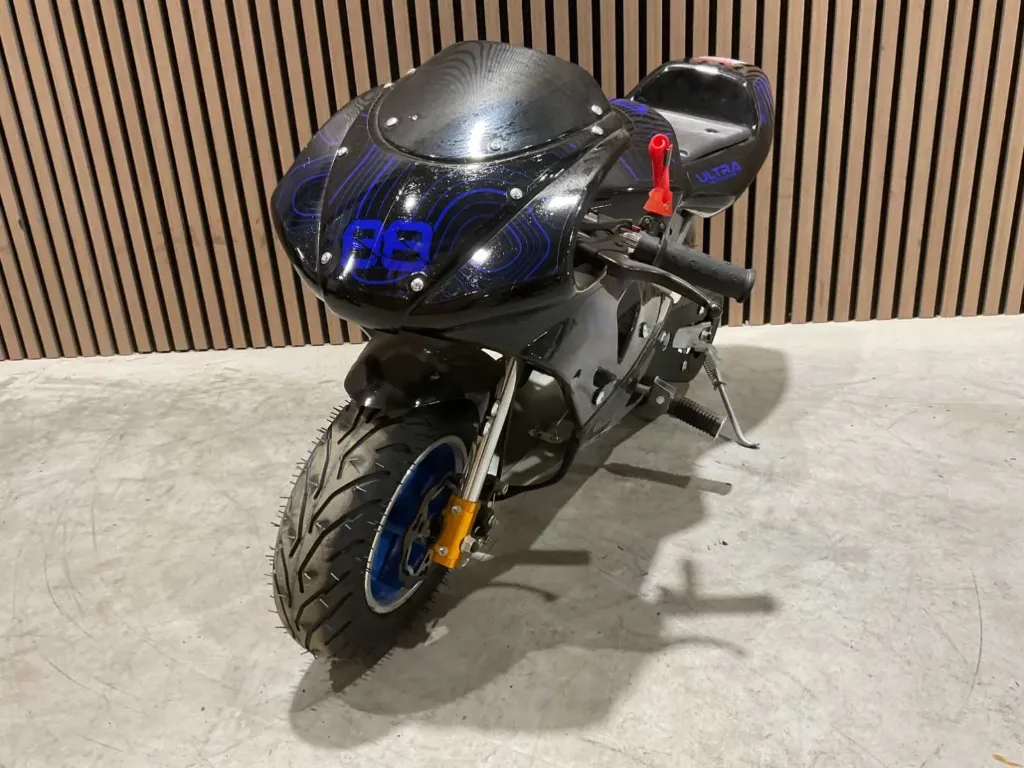 Minimotor Pocket Bike Wegracer 49cc | DB05 | Blauw | Ultra Motocross
