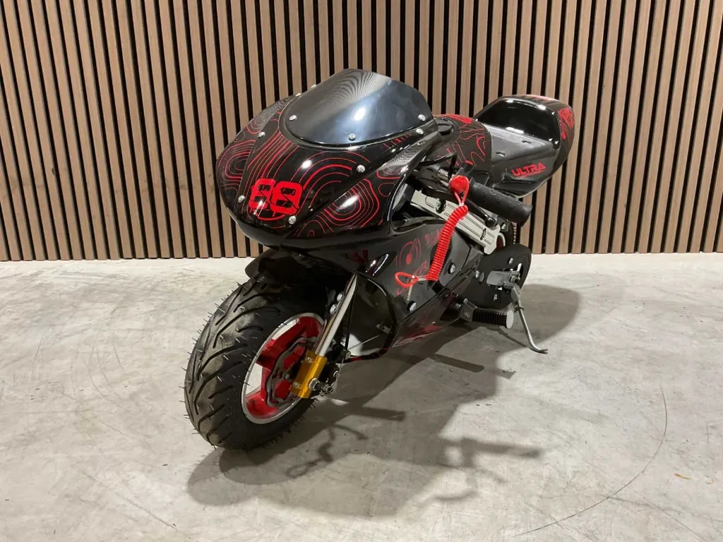 Minimotor Pocket Bike Wegracer 49cc | DB05 | Rood | Ultra Motocross