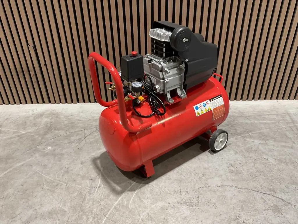 Luchtcompressor | AC-50L | Rood | Kraftworld