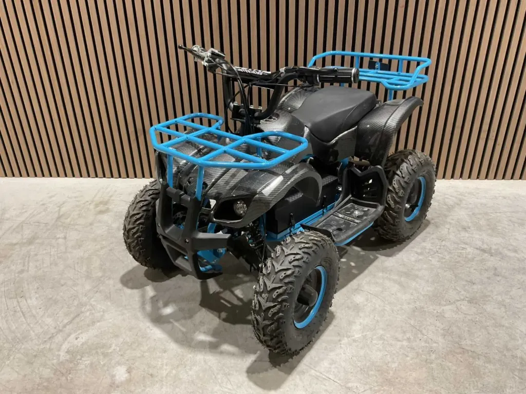 [00298] ATX 1000 Met Blauw rekje Elektrische Quad | MA06E | Carbon | Ultra Motocross
