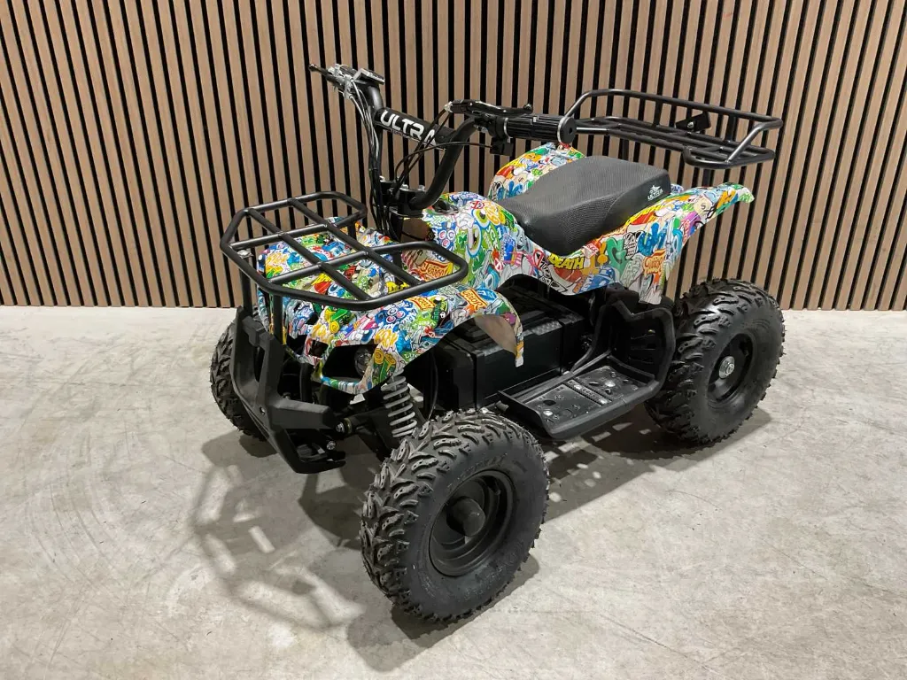 ATX 1000 Met Zwart rekje Elektrische Quad | MA06E | Terror | Ultra Motocross