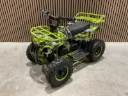 ATX 1000 Met Groen rekje Elektrische Quad  | MA06E | Zwart/Wit | Ultra Motocross