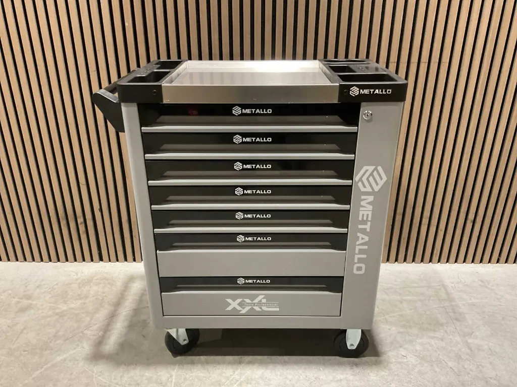 [00321] Gereedschapswagen 7 Lade 6 gevuld XXL | META-7HS6G | Grijs | Metallo