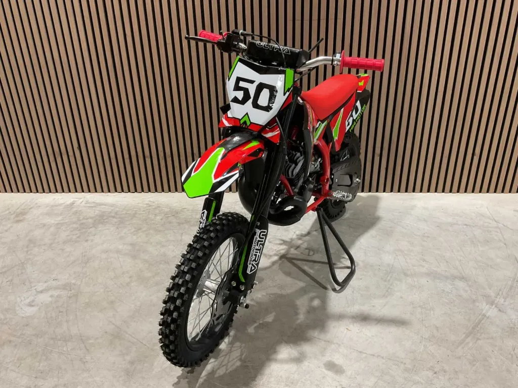 [00349] Crossmotor | SN-GS396-H Koshine 50 14/12" | Rood | Ultra Motocross