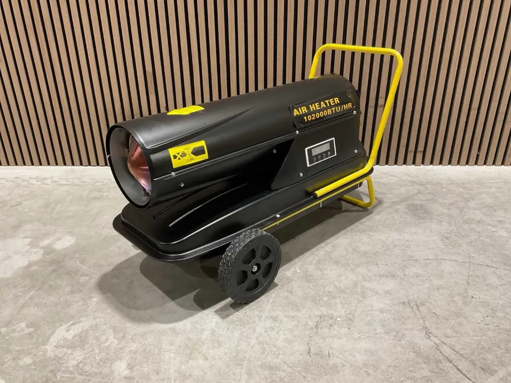 Dieselheater/Heteluchtkanon 30kw IPX4 | XDFT-30 | Zwart | Stahlworks
