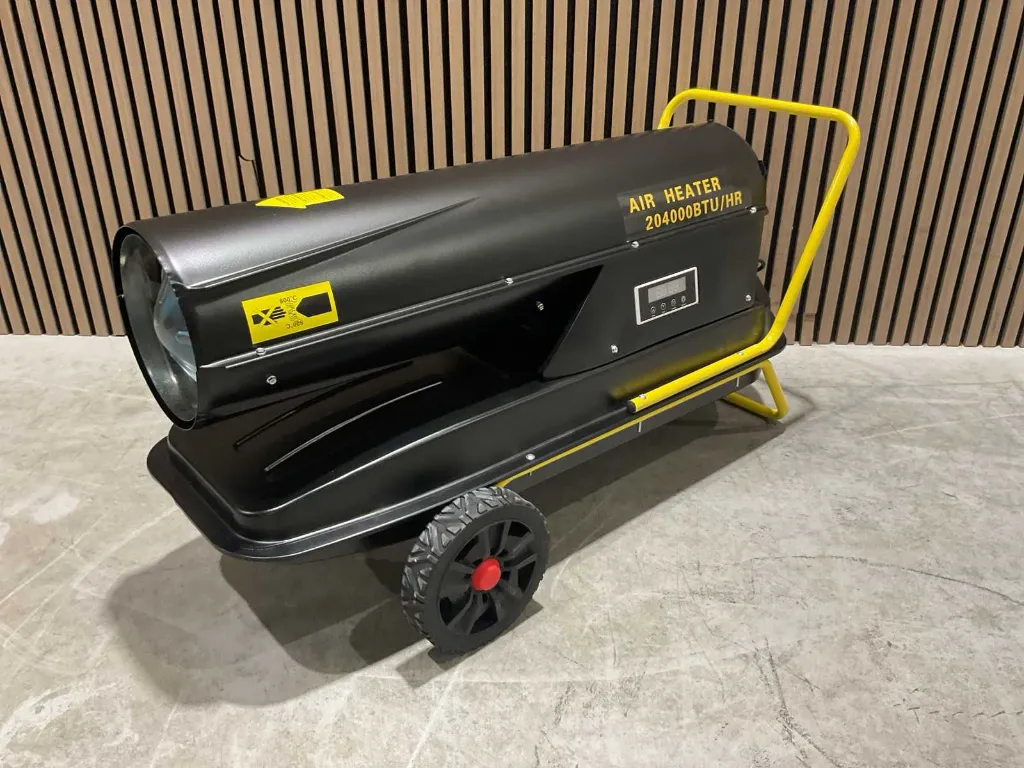 [00384] Dieselheater/Heteluchtkanon 60kw IPX4 | XDFT-60 | Zwart | Stahlworks