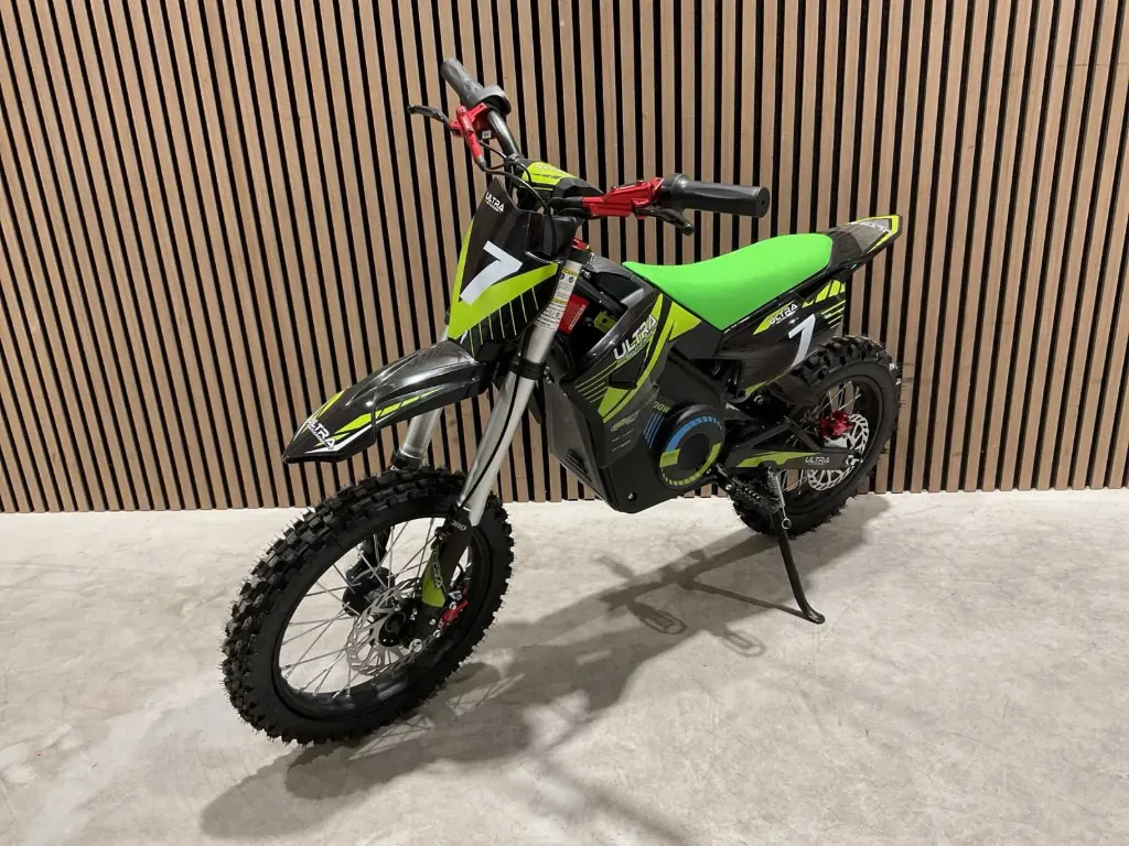 [00402] Elektrische Crossmotor 1800W 48v | ULD01 | Groen | Ultra Motocross