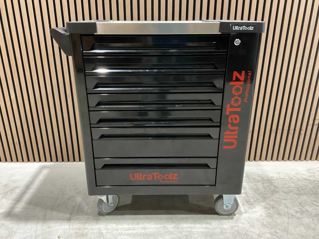 Gereedschapswagen Gevuld 7/7 419PCS | 041-5LJ | Zwart | Ultratoolz