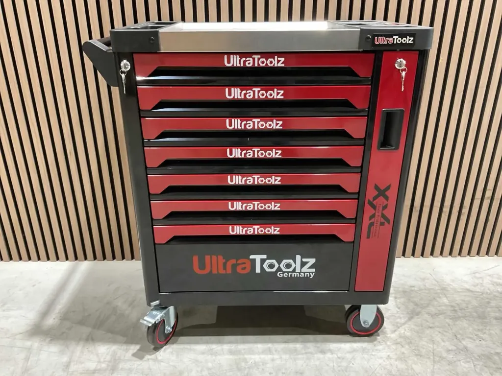 Gereedschapswagen | 7/7 xxl Pro edition xwt-new002-red | Zwart/Rood | Ultratoolz