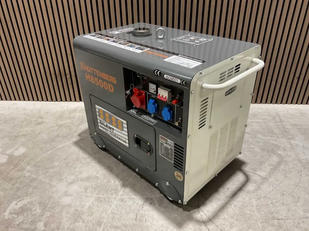 [00461] Aggregaat/Stroomgenerator  | H8500D | Grijs | Huttenberg