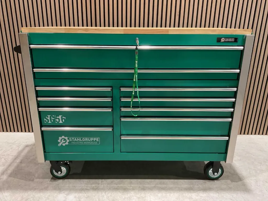 Gereedschapswagen 11/9 | SG56 | Groen/RVS | Stahlgruppe