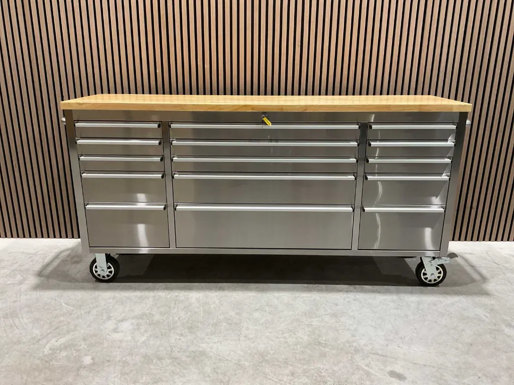 Werkbank 72inch laag 15 Lades | HTC7215W1 | RVS | Rhino-Cross