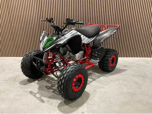 ATX 125cc Raptor Quad | ATV009ZW | Zwart | Ultra Motocross
