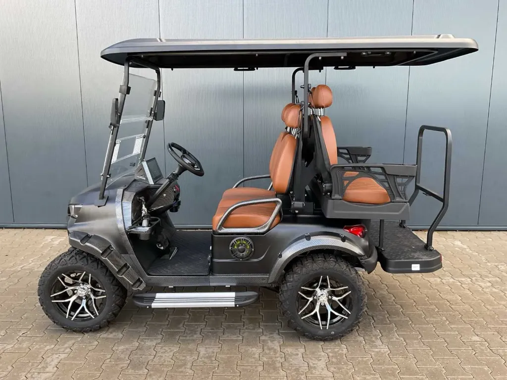 [00640] Golf cart 2+2 | black | RTE