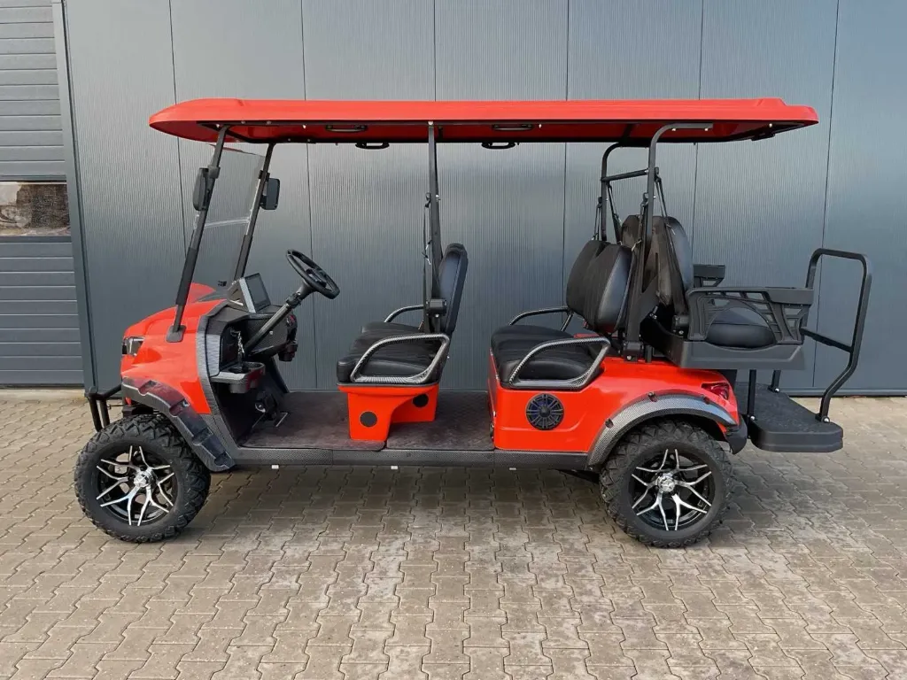 [00641] Golf cart 4+2 seats | TPO2808-6668 | Orange | RTE