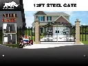 Toegangspoort Hek Koe 12ft 365cm | 12FT365KOZW | Zwart | Rhino-Cross-Gates