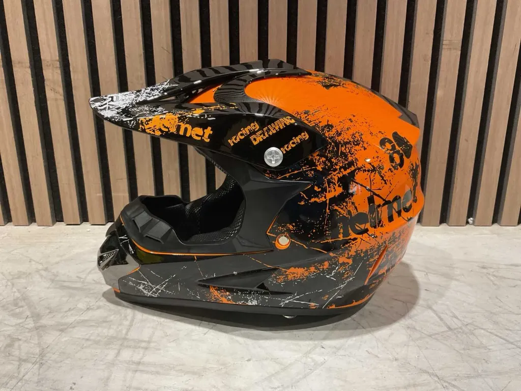 Motorhelmen | Model 125 maat M | Oranje | Ultra Motocross