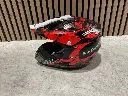 Motorhelmen | Model 125 maat S | Zwart/Rood | Ultra Motocross