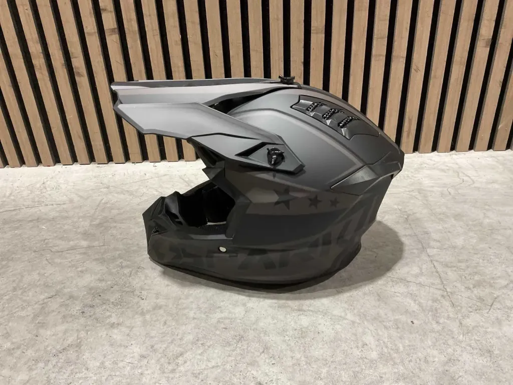 [00660] Motorhelmen | Model 127 maat L | Zwart | Ultra Motocross