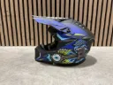 Motorhelmen | Model 127 maat XL | Blauw | Ultra Motocross
