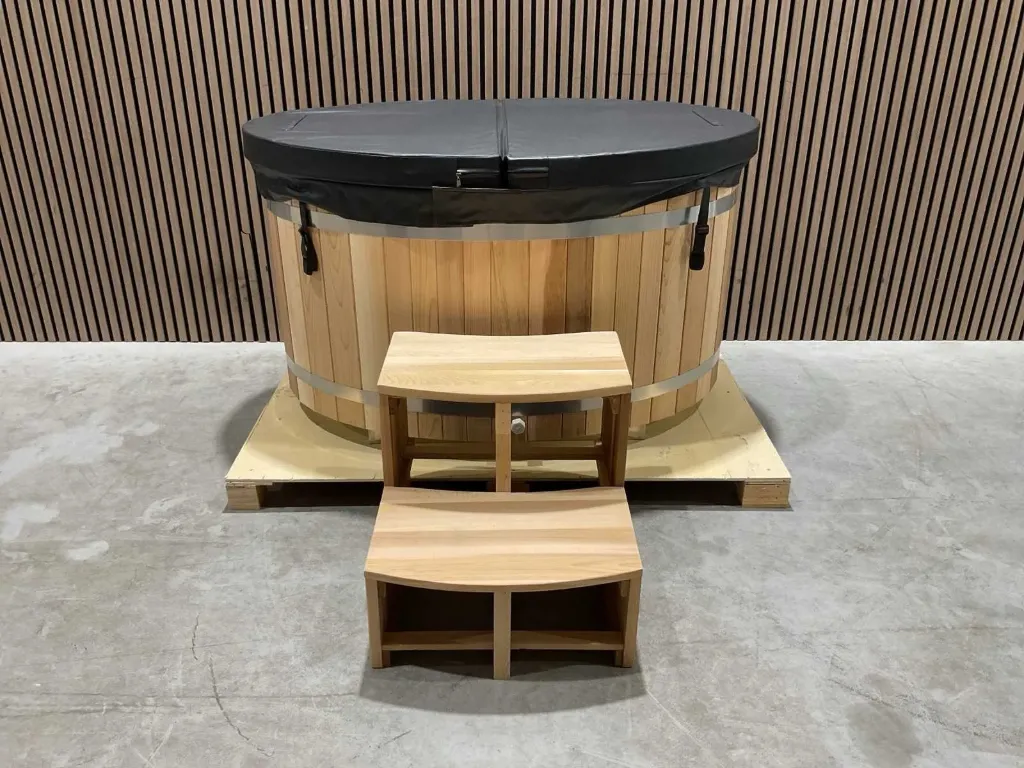 [00969] IJsbad  Ovaal L130*W90*H70cm | SMT-HIR13072 | Hout | SMT