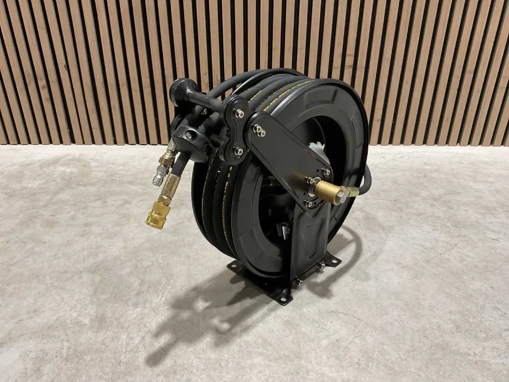 Luchtslanghaspel 20 meter | 280bar | Zwart | Kremer