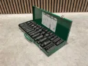 Krachtdoppenset 38PCS | MTLO38PC | Groen/Zwart | Metallo