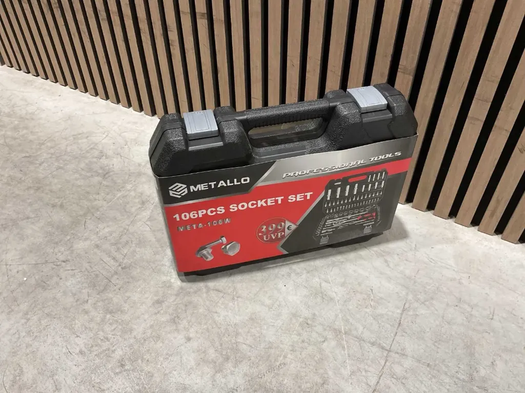 [01006] Doppenset 106PCS | META-106W | Zwart | Metallo 