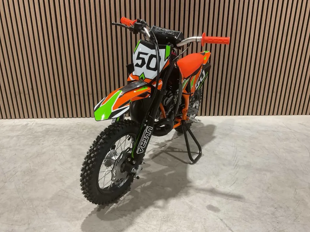 [01097] Crossmotor | SN-GS396-M Koshine 50 12/10" | Oranje | Ultra Motocross