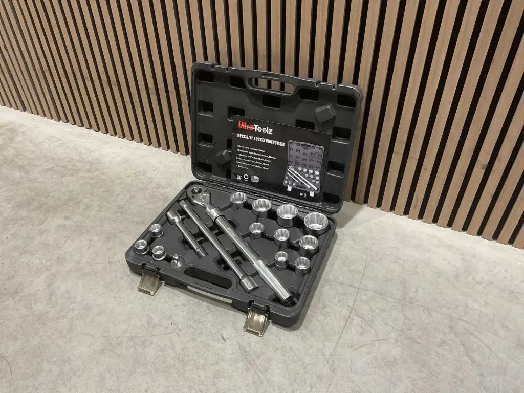 [01181] Dopsleutelset 16 PCs | CT121601-1 | Zwart | Ultratoolz 