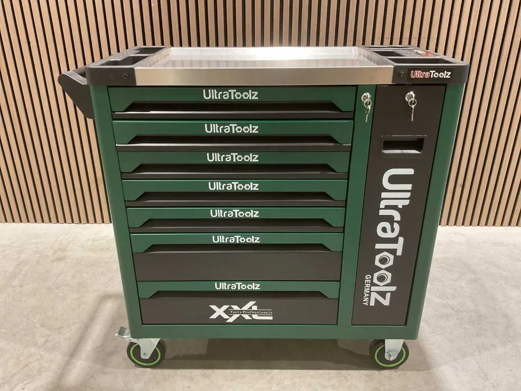 [01188] Gereedschapswagen | XXL 8/7 La | Groen | UltraToolz Germany