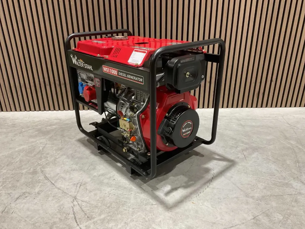 Aggregaat/Stroomgenerator 5KvA | WS11000 | Rood | Walter Stahl