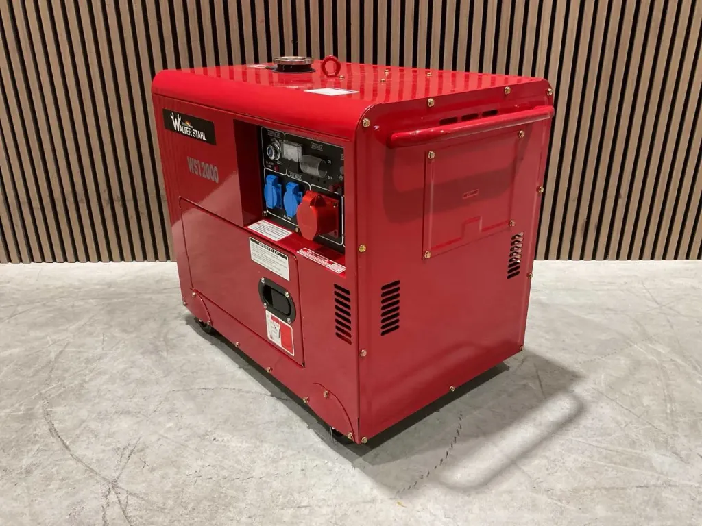 Aggregaat/Stroomgenerator Diesel | 5KvA Stil | WS12000 | Rood | Walter Stahl