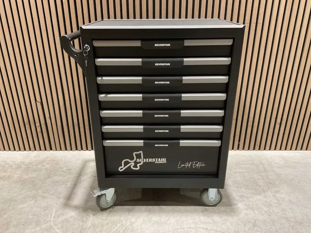 Gereedschapswagen 7 lades 266 pcs Limited Edition | 266PCLE | Zwart | Silverstahl