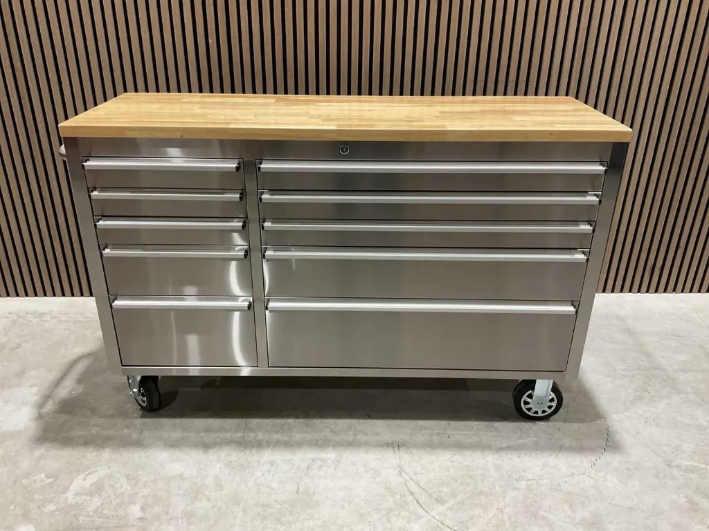 Werkbank 55 inch 10 lades | HTC5510W1 | RVS