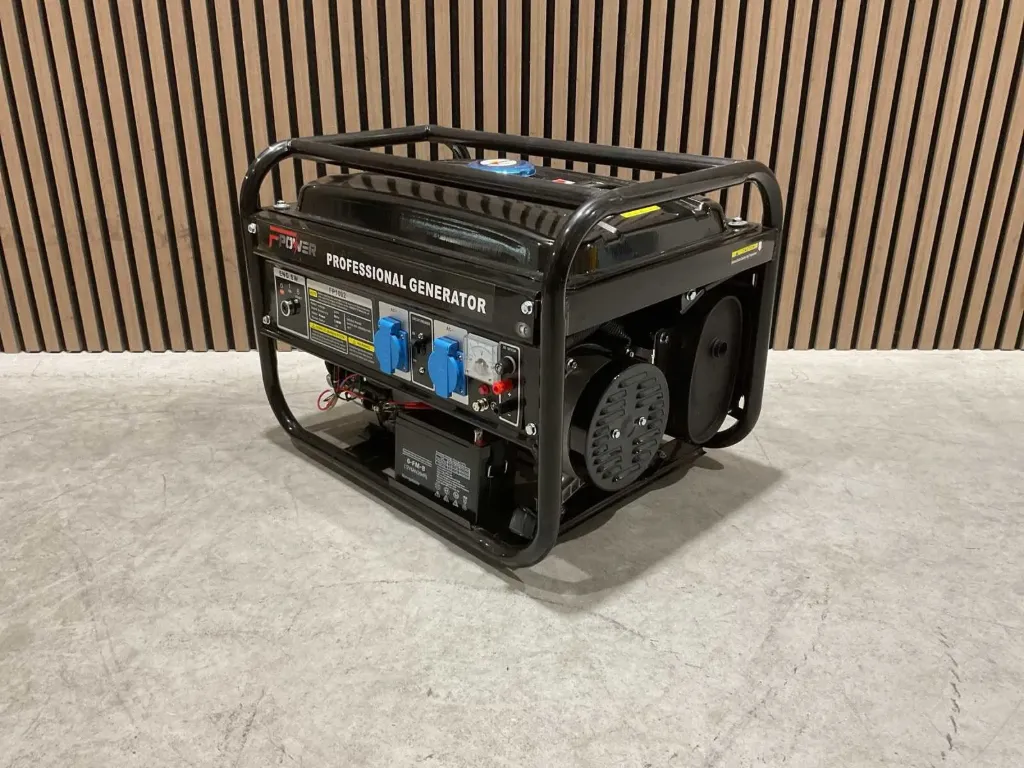 Aggregaat/Stroomgenerator Benzine | 3,5kW met accu | FP1002 |  Zwart | FPower