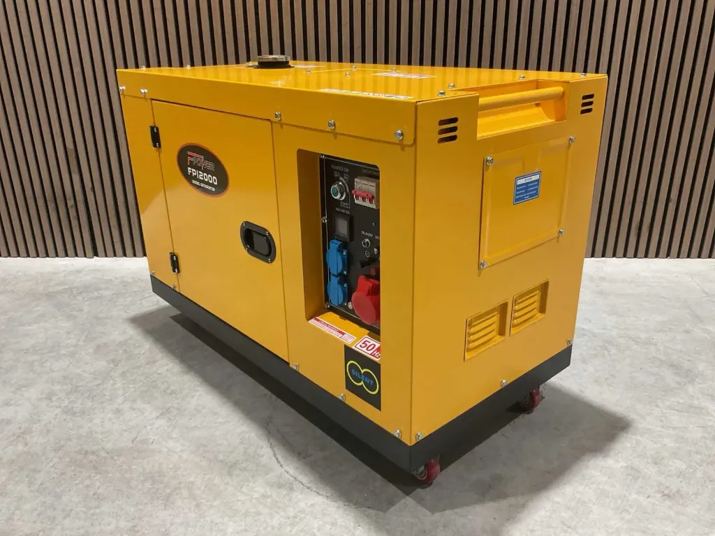 Diesel aggregaat 8kw | FP12000 | Geel | FPower