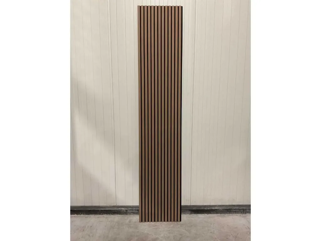 Akoestische Wandpanelen 2600x520x18mm | Black walnut 309 | Black walnut | Mann