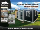 Tiny house 20Ft 36,5m² Wit frame | 20F36MWFDGW | Dark Gray |