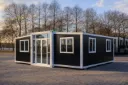 Tiny house 20Ft 36,5m² Wit frame | 20F36MWFDGW | Dark Gray |