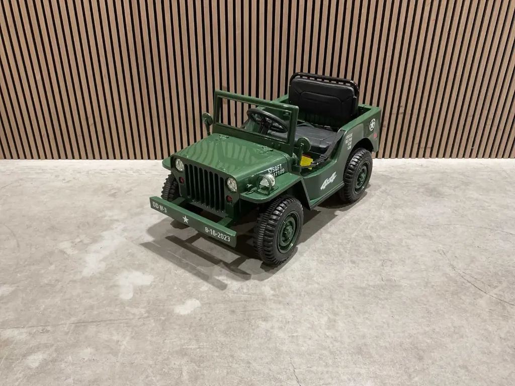 Kinderauto | HJ103 | Donker groen | Jeep