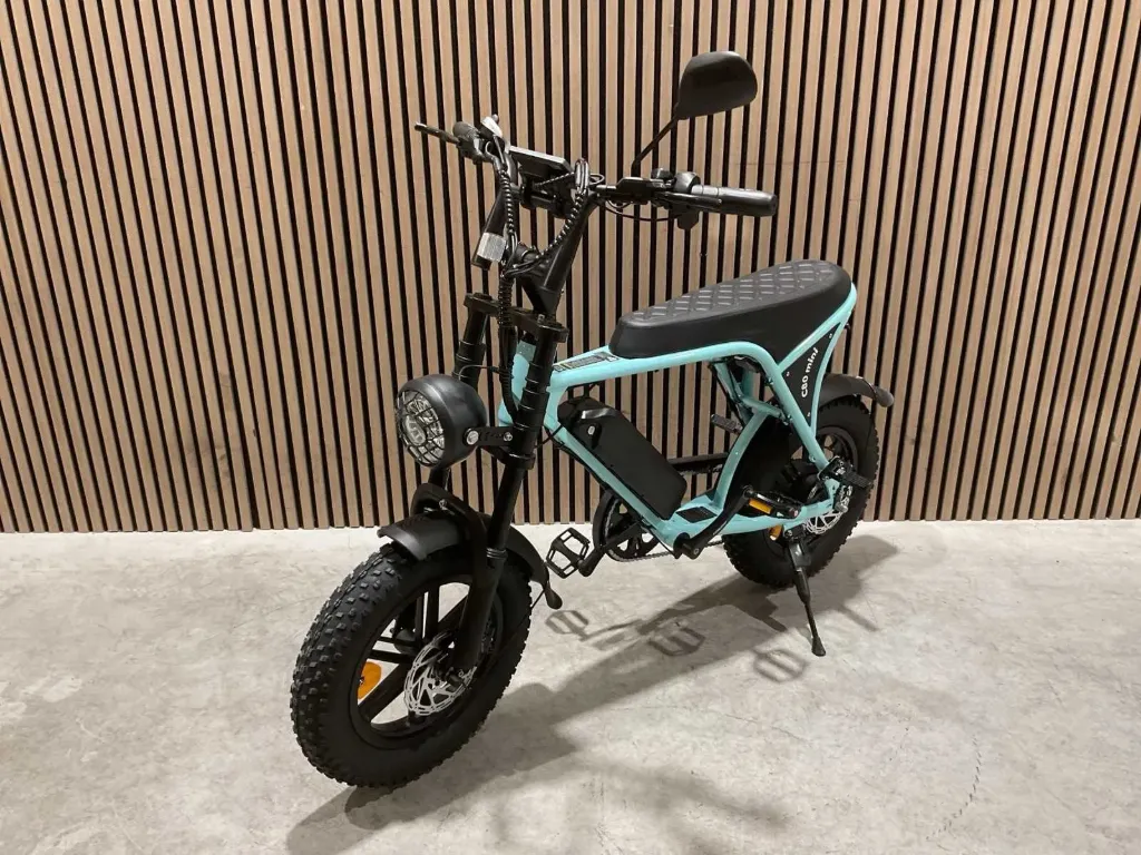 Mini Fatbike 250W 25km/u | C80 Mini | Licht Blauw | Ouxi