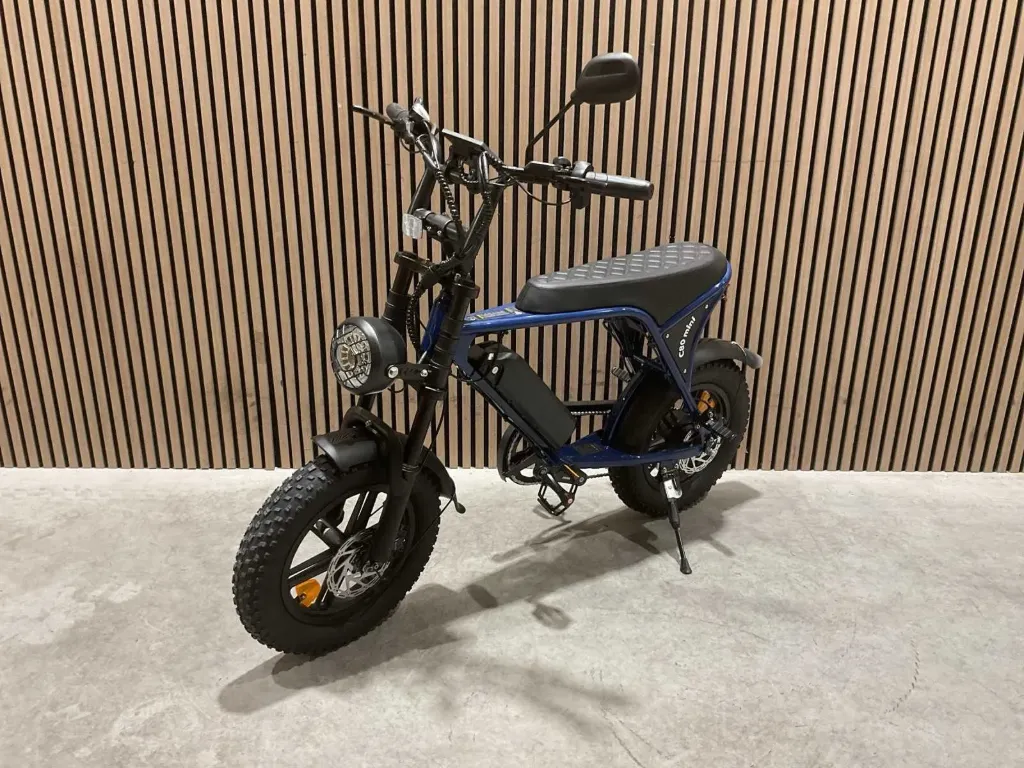 Mini Fatbike 250W 25km/u | C80 Mini | Donker Blauw | Ouxi