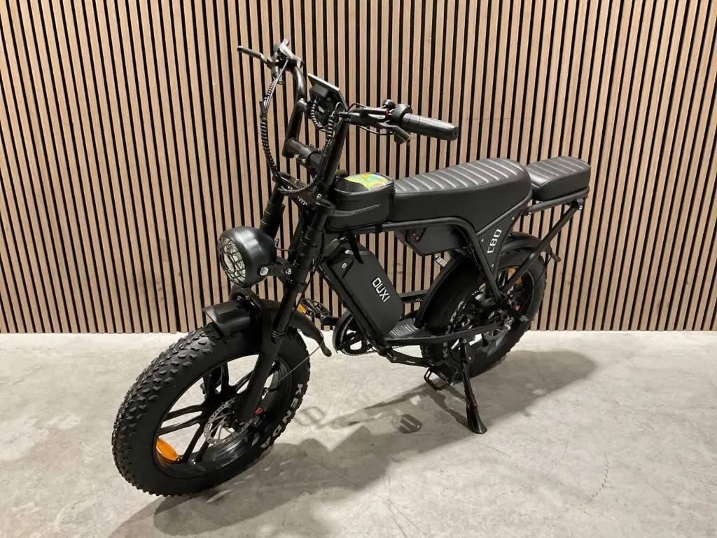 Fatbike | Elektrische fiets |  C80 |  Zwart | dubbele accu | Ouxi