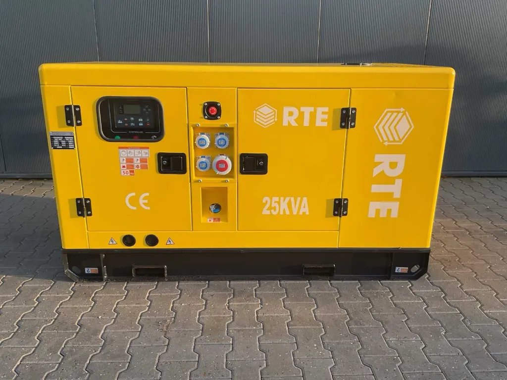 Stroomgenerator/Aggregaat | Diesel | 25KvA | Ricardo motor | 7423 | Geel | RTE